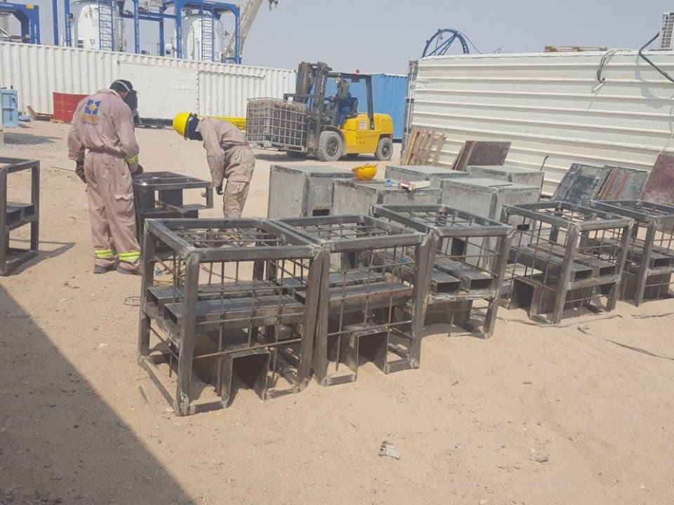 1-Ton Cement Blocks